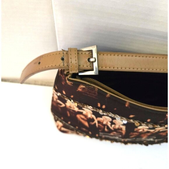 Vintage Marilyn Monroe All Over Print Handbag/Purse Sequin Trim - Picture 3 of 4